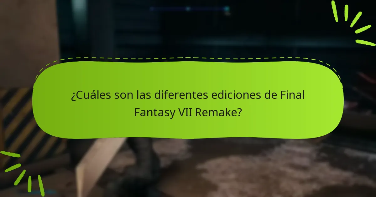 ¿Cómo canjear las bonificaciones de edición en Final Fantasy VII Remake?