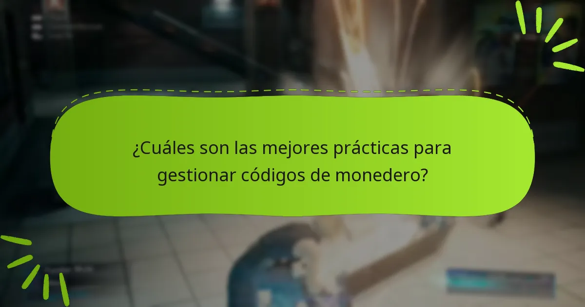 ¿Qué debo hacer si mi código de monedero no funciona?