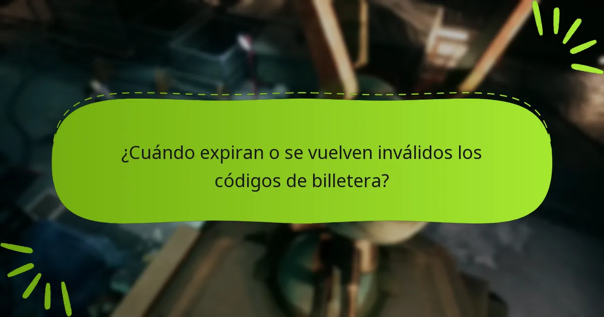 ¿Qué debo hacer si mi código de billetera no funciona?
